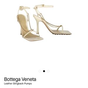 Bottega Veneta
Leather Slingback Pumps size 41